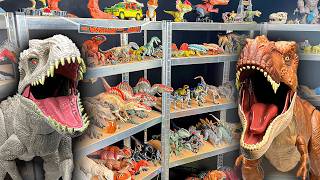 Jurassic World's MOST POPULAR Dinosaur Figures Shelf Build | T-Rex, Atrociraptor & More!