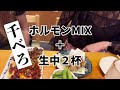 【裏なんば】名物のホルモンmixがお酒が止まらないと言う噂は本当だった