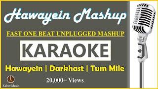 Bollywood Mashup Karaoke with Lyrics | Hawayein Mashup | Kalrav Music #mashupkaraoke