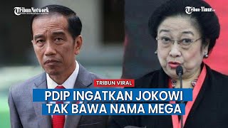 PDIP Geram Jokowi Seret-seret Nama Megawati soal Isu Presiden 3 Periode: Tak Perlu Bawa Nama Ketum