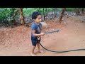 baby funniest video, Kid's funniest video, Bantu  playing with a water hose