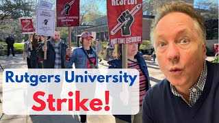 Rutgers University Strike Adjunct Professor Pay
