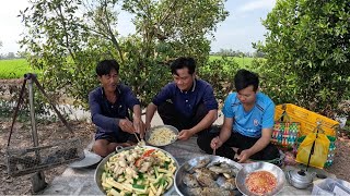 Làm Món Xào Măng Tre Và Cá Chiên Giòn Trên Đồng Quê An Giang Những Ngày Cuối Năm |T381