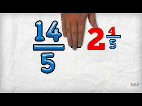 Change an Improper Fraction into a Mixed Number Change an Improper Fraction into a Mixed Number