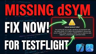 How to Fix "Archive did not include dSYM" Error in Xcode | Flutter iOS