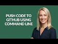 PUSH CODE TO GITHUB USING COMMAND LINE - Julia'sTutorials