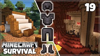 Full Netherite Armor & Nether Castle - Minecraft 1.16 Survival Let's Play