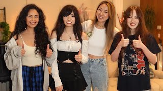 "I'm Turning Into Mommy" | Cosplay with Valkyrae, Tinakitten and Fuslie