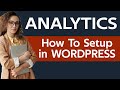 How to setup google analytics tracking ID in wordpress