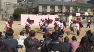 よさこいteam浪花乱風　～京都さくらよさこい2012(錦林小学校会場)