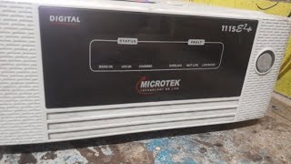 1115E2+ microtek inverter high  voltage problem.