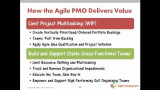 Transforming to an Agile PMO