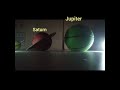 Moons To Stars Size Comparison I Space I Galaxy I Different Balls That Represent The Planet