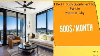 Affordable 1 Bed 1 Bath Apartment in Phoenix – Rental Tour \u0026 Pricing!