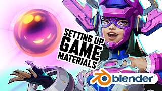 EASILY Set Up Game Materials in Blender 4.0+