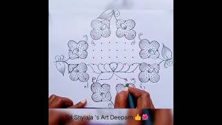 Thai poosam 🌺 தைப் பூசம் 🌺 special kolam 🌺 simple rangoli 🌺 pulli kolam 🌺 big kolam 🌺🌺