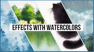 Create Special Effects With These Watercolor Techniques!