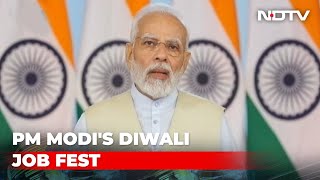 PM Modi's Diwali Job Fest - 10 Lakh People To Be Hired On Mission Mode | The News