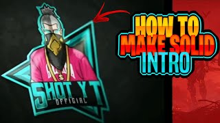 How to make A Free Fire YouTube Channel Intro || Make easy || MALAYALAM 💥