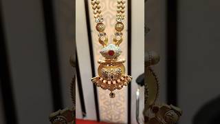 Temple Antique Gold Necklace Set | Gold jewellery | #shreerajjewellers #goldjewellers #gold #viral