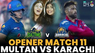 Opener | Multan Sultans vs Karachi Kings | Match 11 | HBL PSL 8 | MI2A