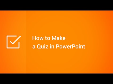 How to Make a Quiz in PowerPoint How to Make a Quiz in PowerPoint