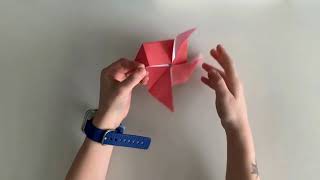 How to make a fun origami pinwheel - East step-by-step guide