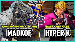 KOF XV 🔥 Madkof (Sylvie/Dinosaur/Heidern) vs Hyper K (Rock/Iori/K')