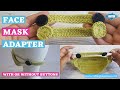 Crochet Face Mask Adapter EVEN IF YOU DON'T HAVE BUTTONS | Crafting Happiness