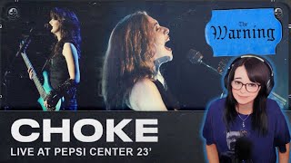 The Warning - Choke (Live from Pepsi Center CDMX) | REACTION | First Time Hearing