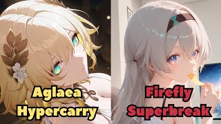 Honkai Star Rail | MOC 12 - Aglaea Hypercarry (No Sunday) 0 cycle + Firefly Superbreak