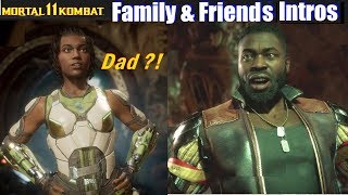 MK11 Family & Friends Intros - Mortal Kombat 11