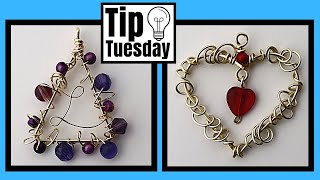 Wire Wrap Pendants // Tip Tuesday Tutorial 💯