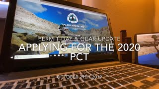 PCT Permit Day and Updated Gear: PCT 2020