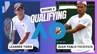 Match Highlights: Learner Tien vs Juan Pablo Ficovich | Qualifying R2 | 2025 Australian Open