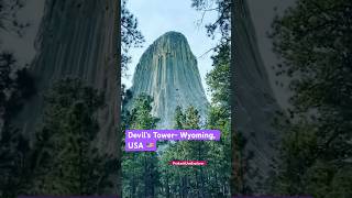 Majestic Devils Tower, Wyoming - A Natural Wonder! #devilstower #Wyoming #NatureLovers #usa