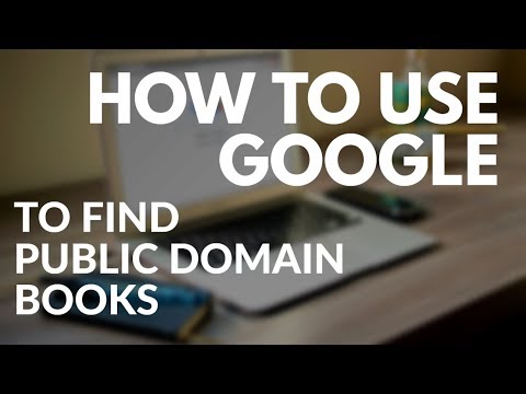 How do you find public domain books online?