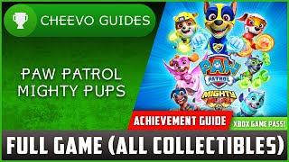 Paw Patrol: Mighty Pups (Xbox Game Pass) - FULL GAME / ALL COLLECTIBLES *Achievement / Trophy Guide*