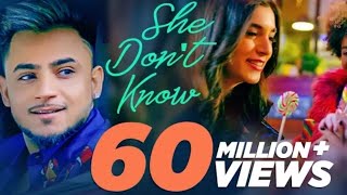 She Don't Know: Millind Gaba Song | AL Love  Shabby | New Hindi Song 2019 | Latest Hindi Songs
