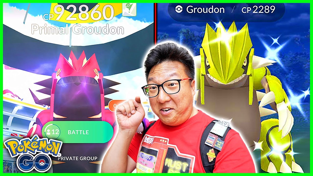 12 Primal Groudon Raids During Raid Hour In Pokemon GO - YouTube