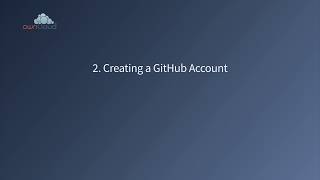 #2 Create a GitHub Account