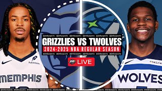 Memphis Grizzlies vs Minnesota Timberwolves NBA Live Scoreboard