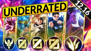10 UNDERRATED Champions of ALL ROLES for PATCH 12.16 - LoL Tier List Guide