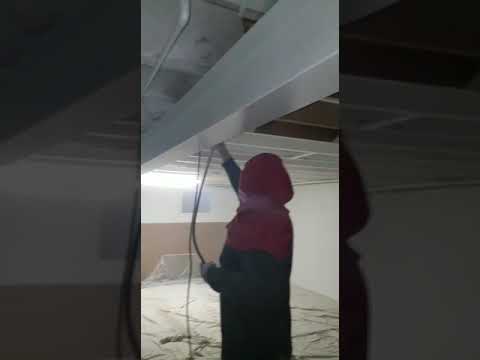 Ductwork Spray Painting (3-4) - YouTube