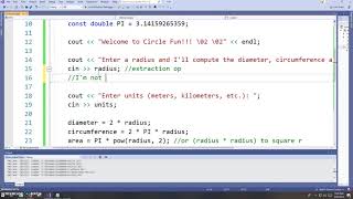Basic Input with cin