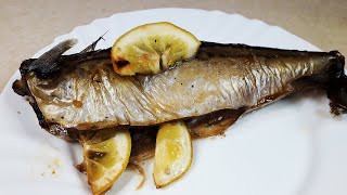 Baked mackerel in the oven