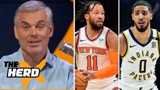 THE HERD | Colin reacts to Knicks' Game 1 win vs. Pacers as Jalen Brunson soars,