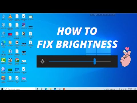 Fix Brightness Problem In All Windows  / How To Adjust Screen Brightness In Windows 10