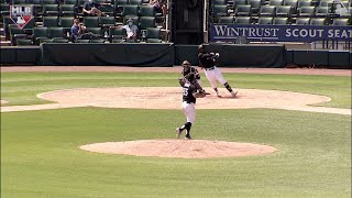 Luis Robert Home Run While Falling On His Back