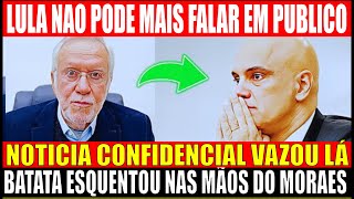 🚨EQUIPE DE LULA ENTREGOU GERAL! LULA NÃO PODE FALAR MAIS EM PUBLICO! MORAES NÃO ESPERAVA!